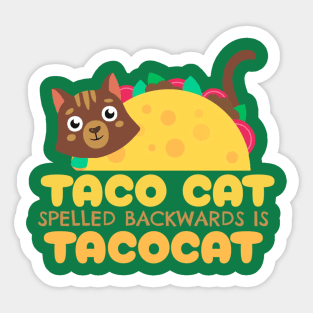 Tacocat - Taco Cat Sticker